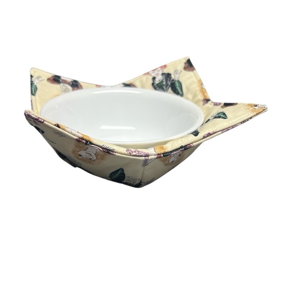 Hand Crafted Bowl Cozy Bowl Holder Microwavable  Cotton Padded Hocus Pocus Witch - Picture 4 of 10